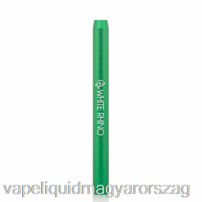 Fehér Orrszarvú Fém Denevér Kóstoló Pipa Zöld Vape E Cigi